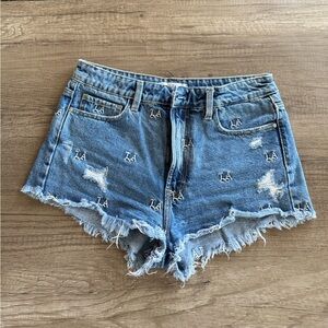Guess Distressed Denim Shorts